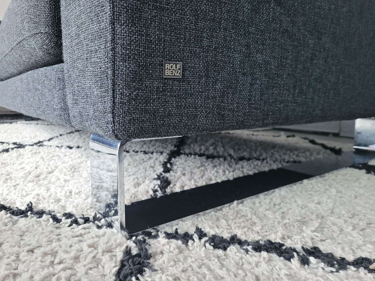 Rolf Benz Ego Hoekbank Antraciet