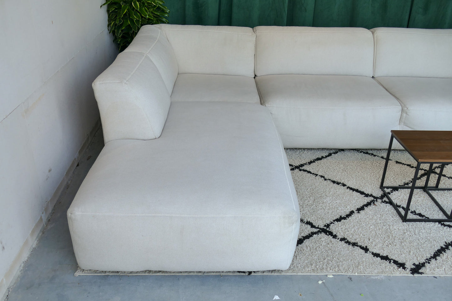 DFS Hoekbank Gebroken Wit