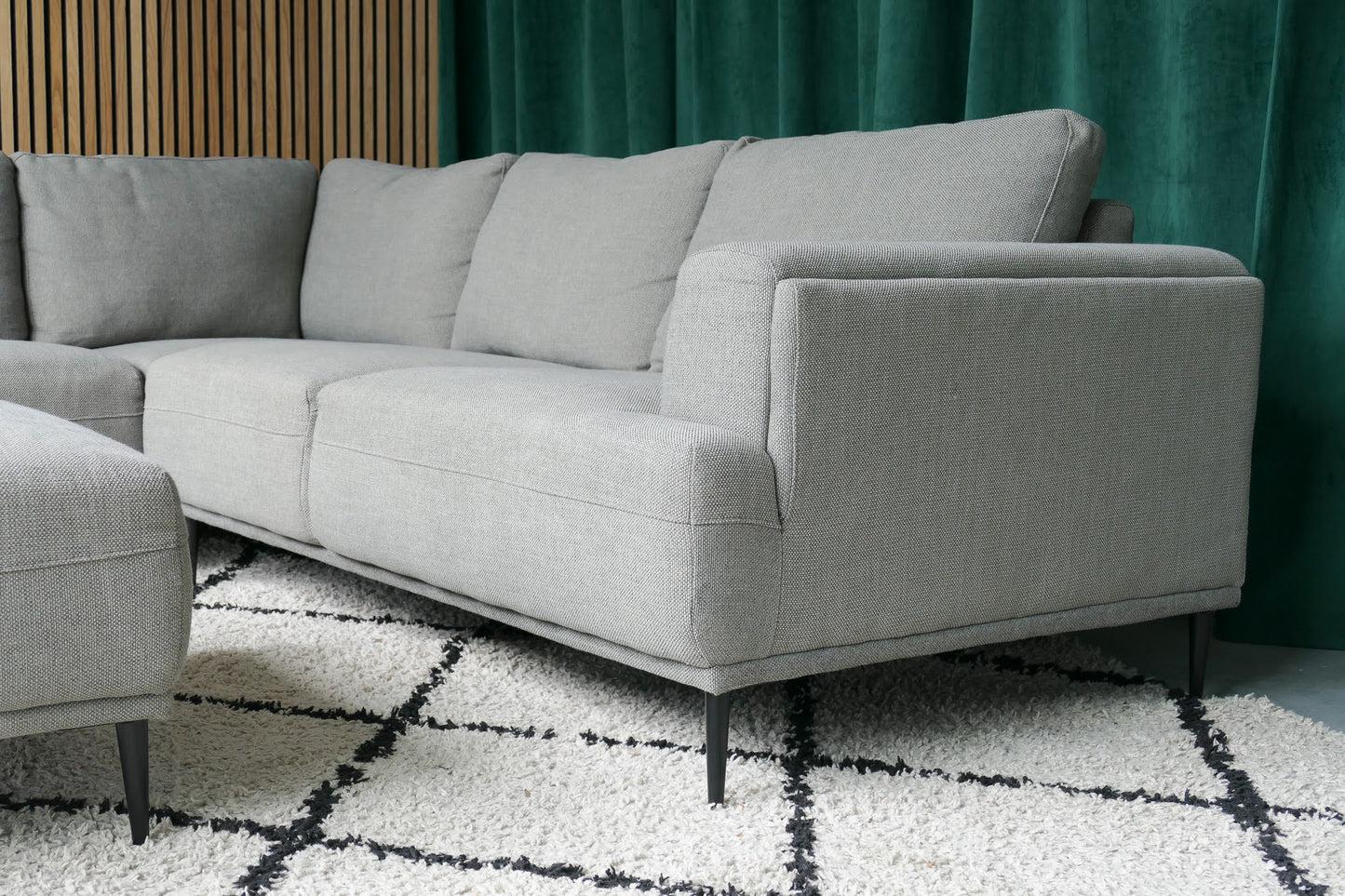 Hoekbank Hocker Grijs - de Bommel
