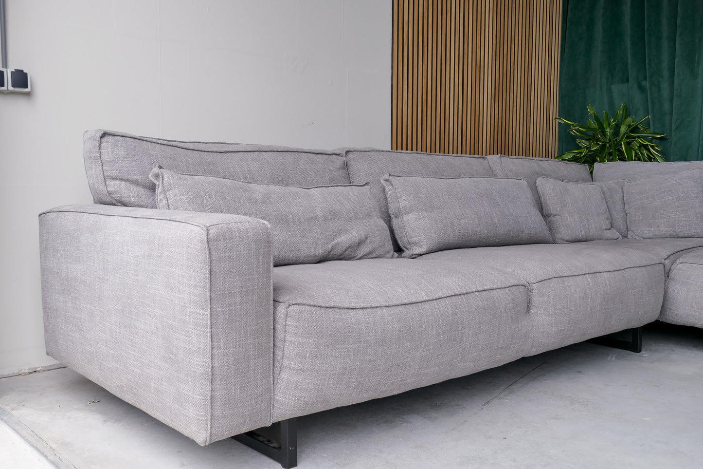 Lounge Hoekbank Lichtgrijs