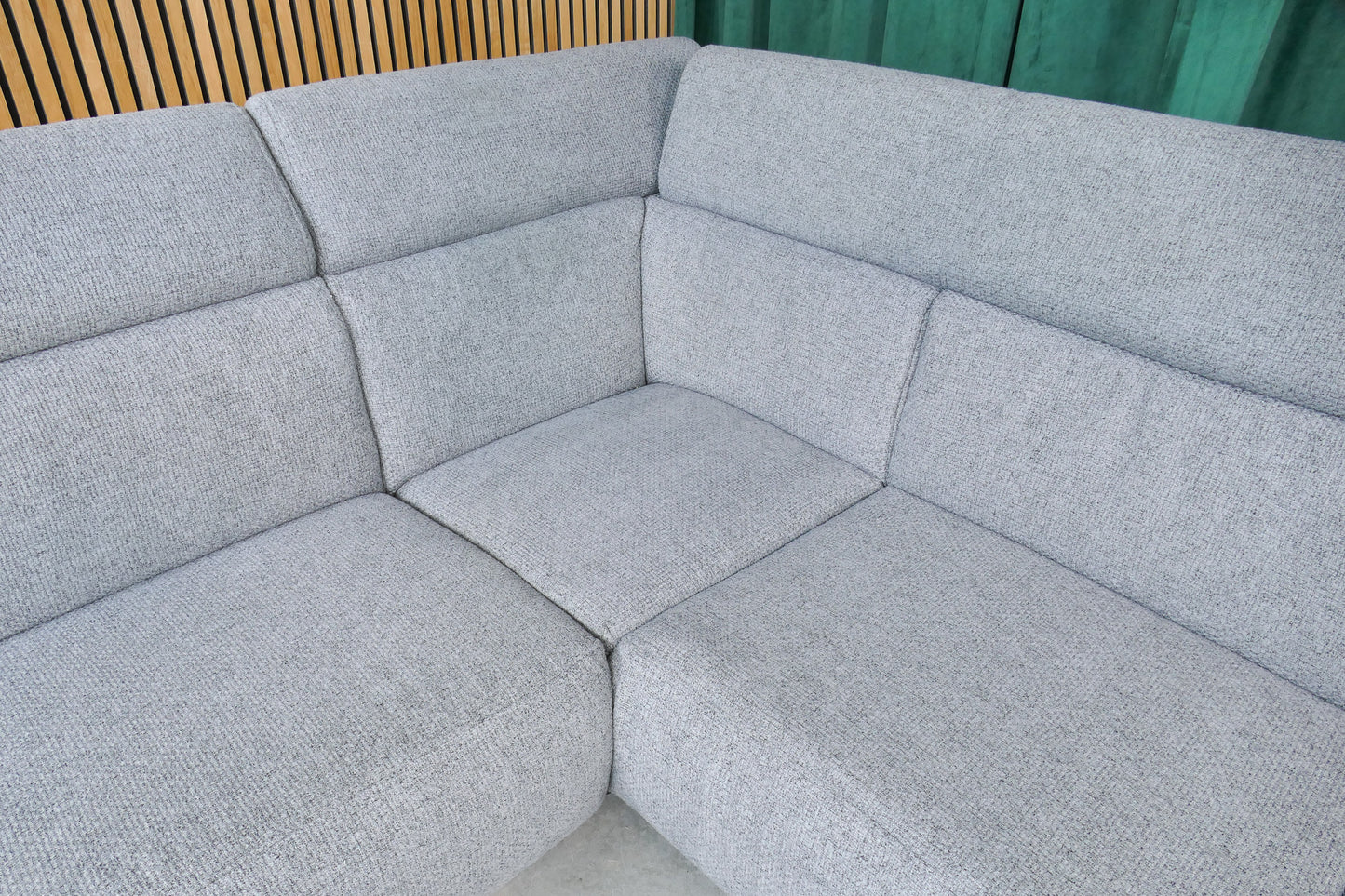 Moderne Hoekbank Grijs Ashford