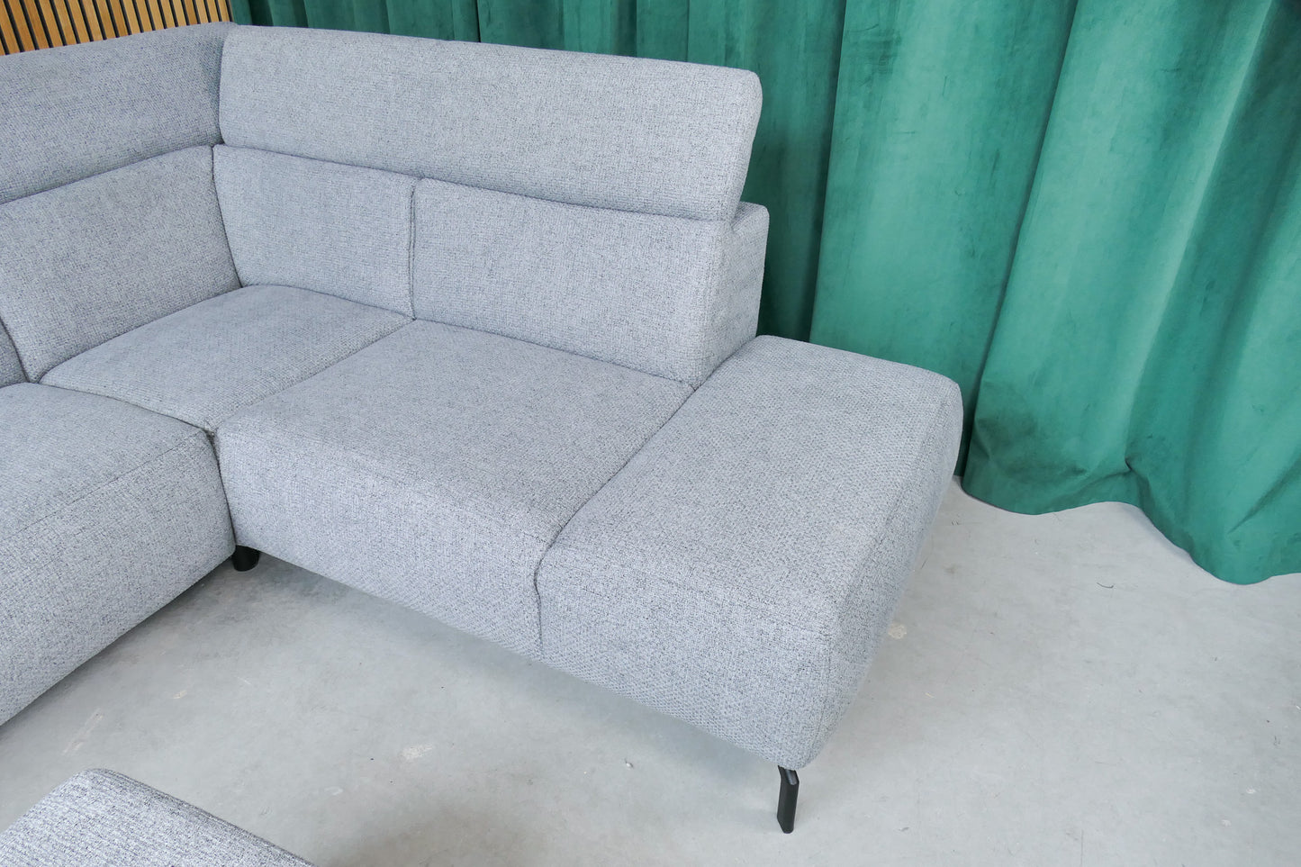 Moderne Hoekbank Grijs Ashford