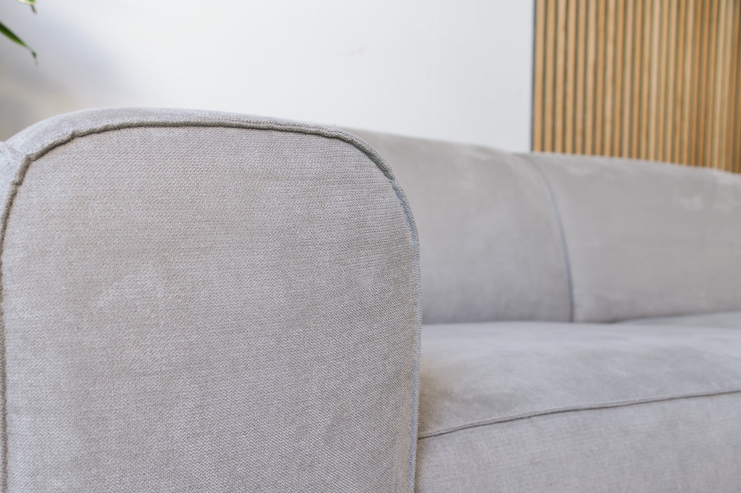 Refurbished Moderne Hoekbank Taupe