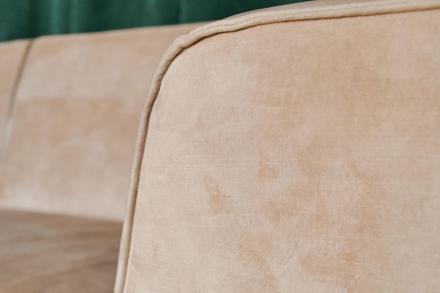 Refurbished Zachtbeige hoekbank Modern