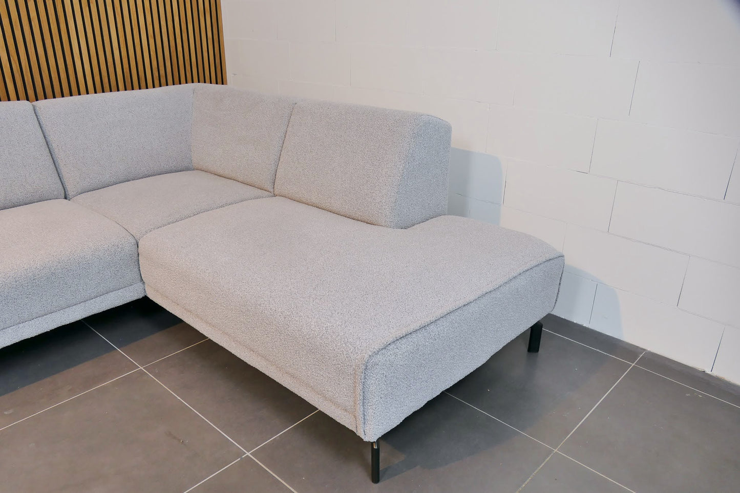 Refurbished Hoekbank Lichtgrijs