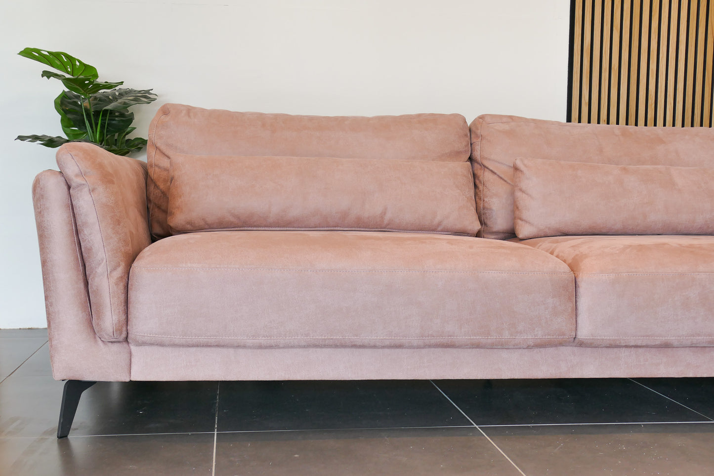 Refurbished U Bank Organisch Pastel Roze
