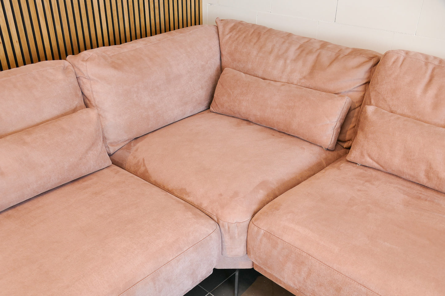 Refurbished U Bank Organisch Pastel Roze