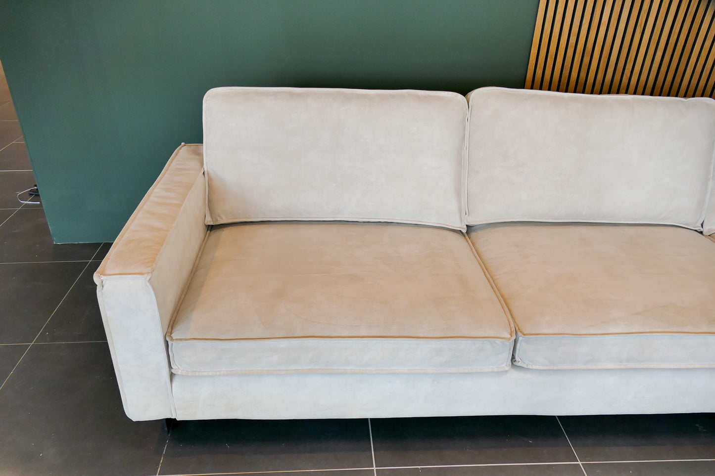 Refurbished Hoekbank Gebroken Wit