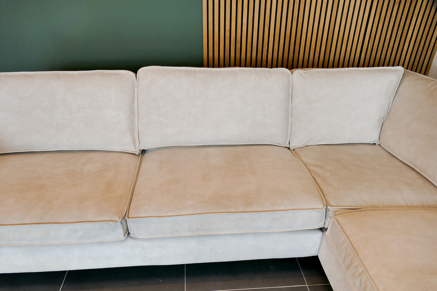Refurbished Hoekbank Gebroken Wit