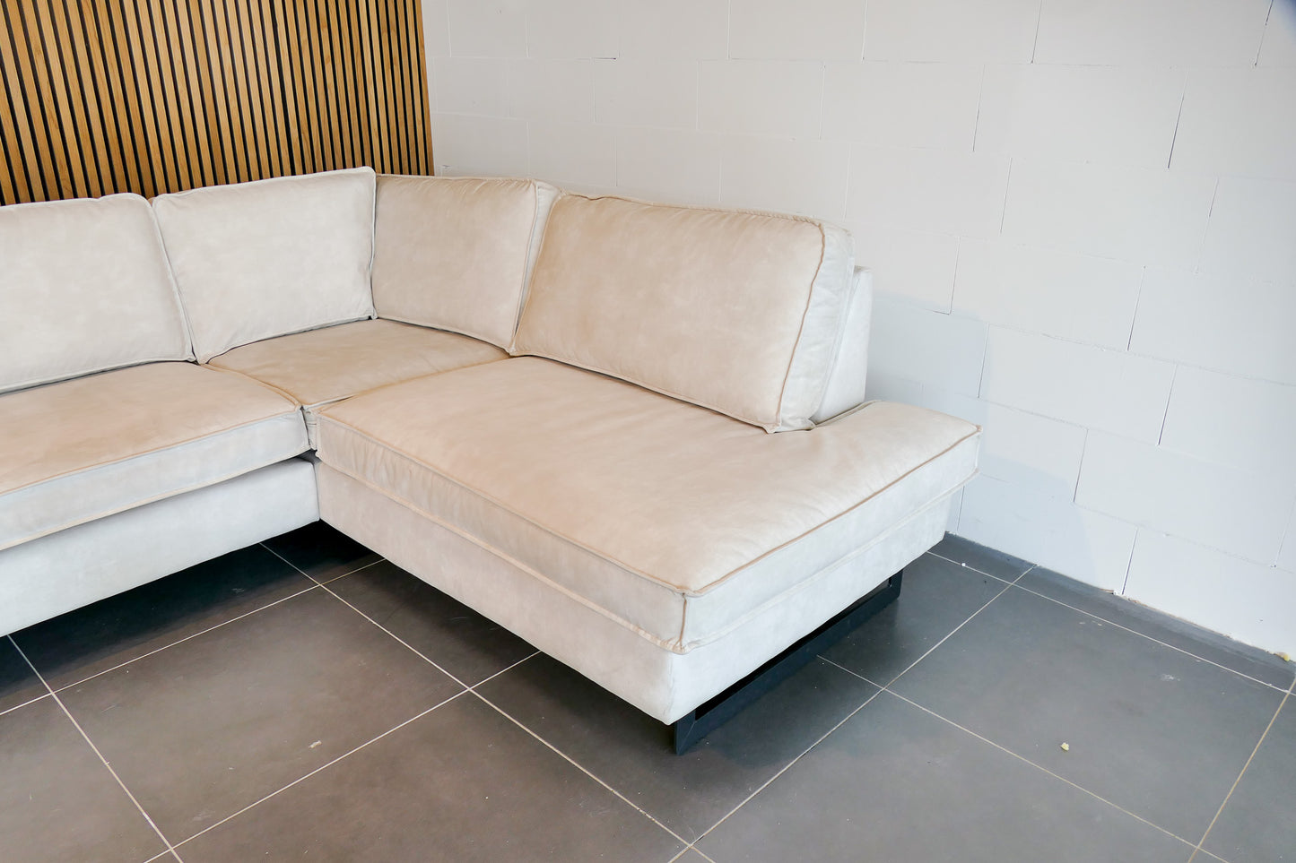 Refurbished Hoekbank Gebroken Wit