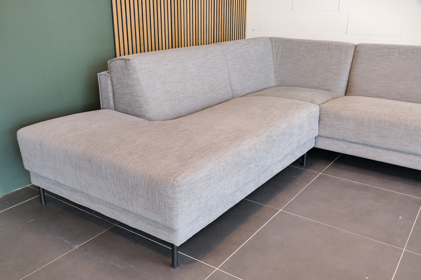 Refurbished Hoekbank Lichtgrijs Modern