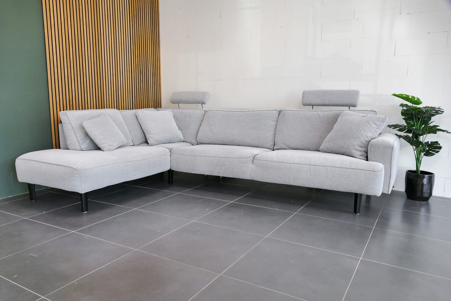 Refurbished Montel Hoekbank Lichtgrijs