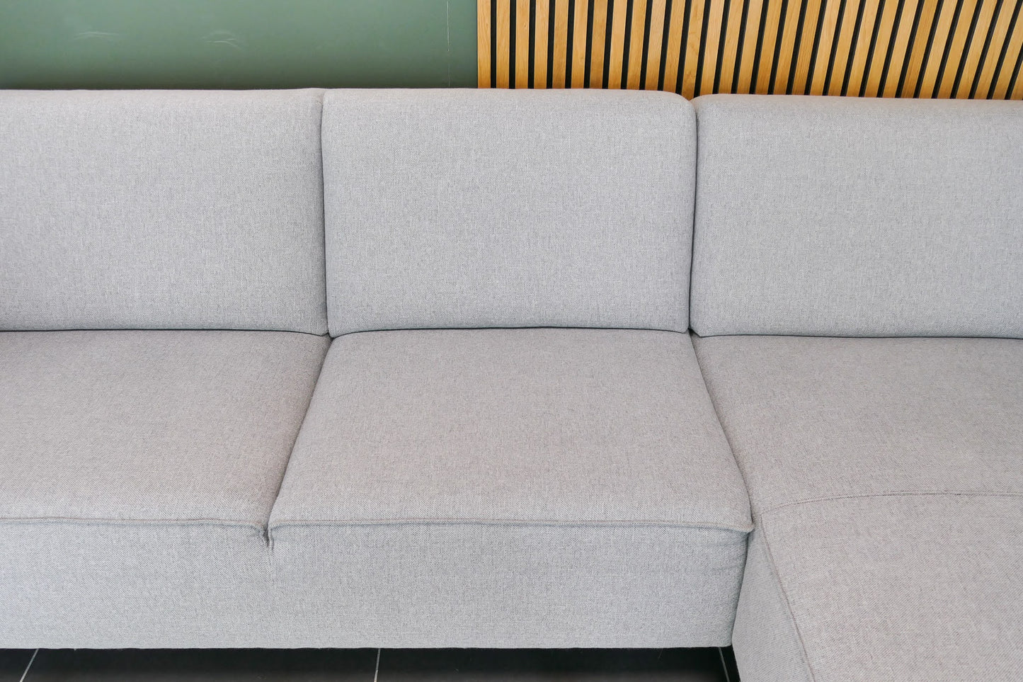 Refurbished Chaise Longue Henders & Hazel Novara Grijs