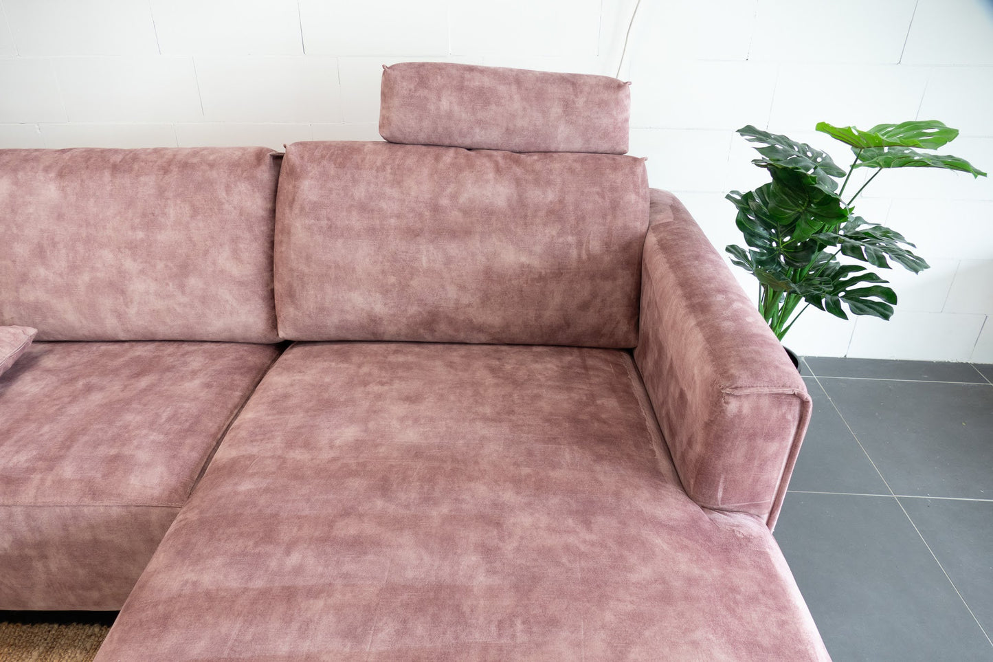 Refurbished Chaise Longue Roze Elektrisch