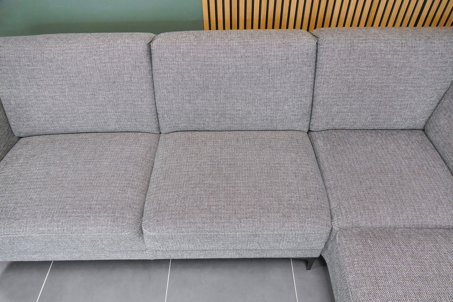 Refurbished Montel hoekbank Antraciet