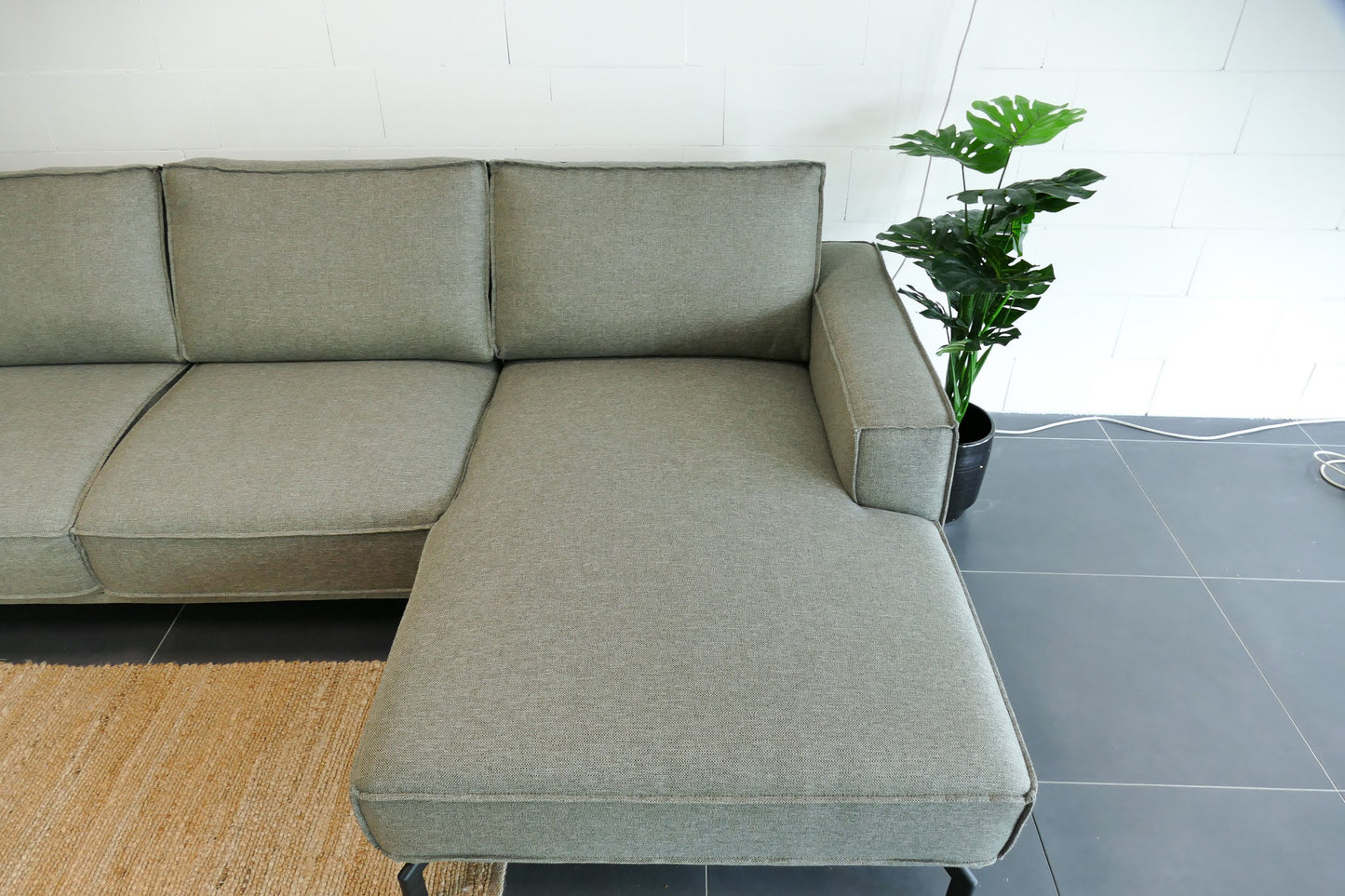 Refurbished U-bank ProfijtMeubel Alburg Groen