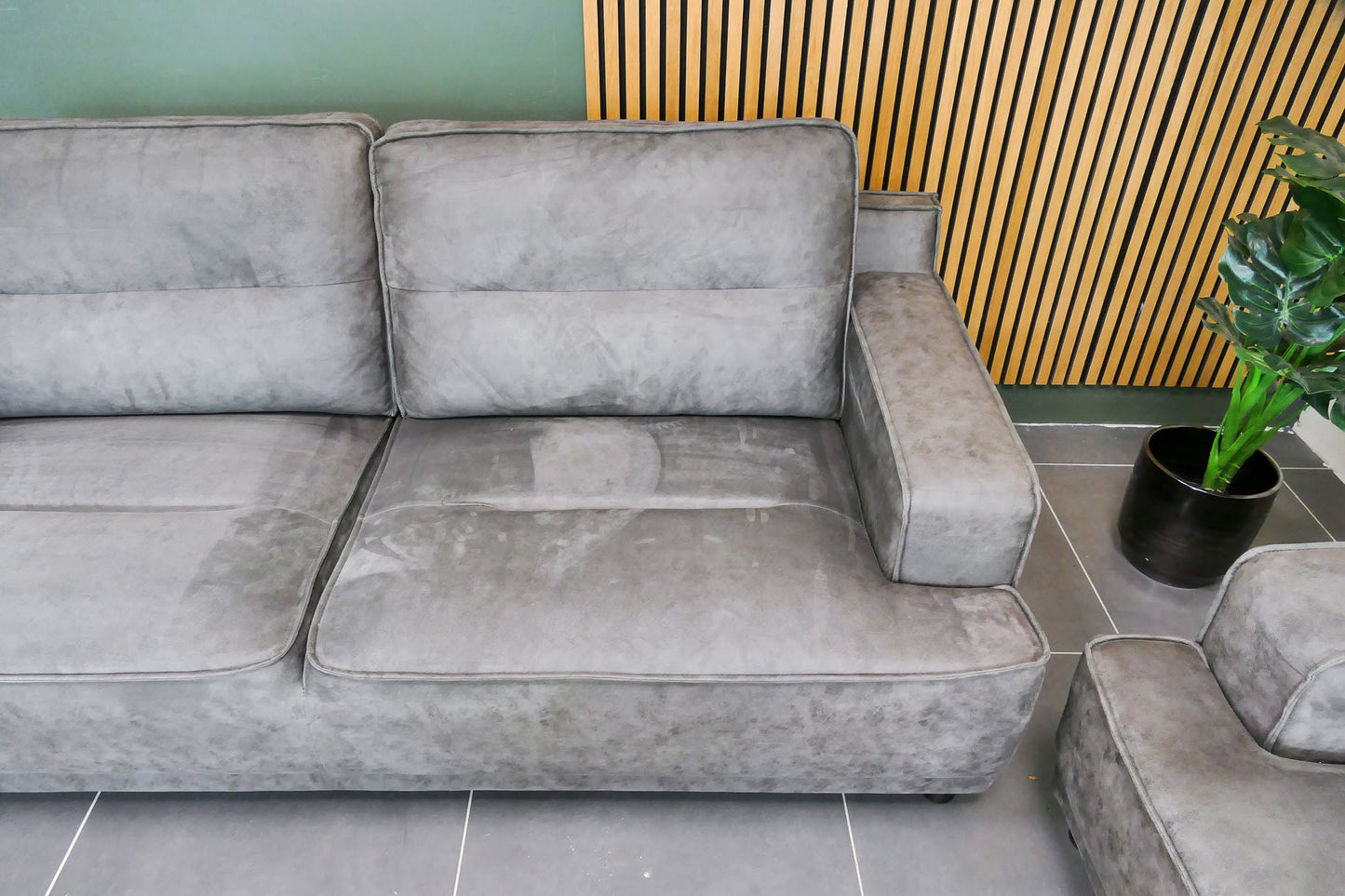 Refurbished 2,5 + 3 zits antraciet