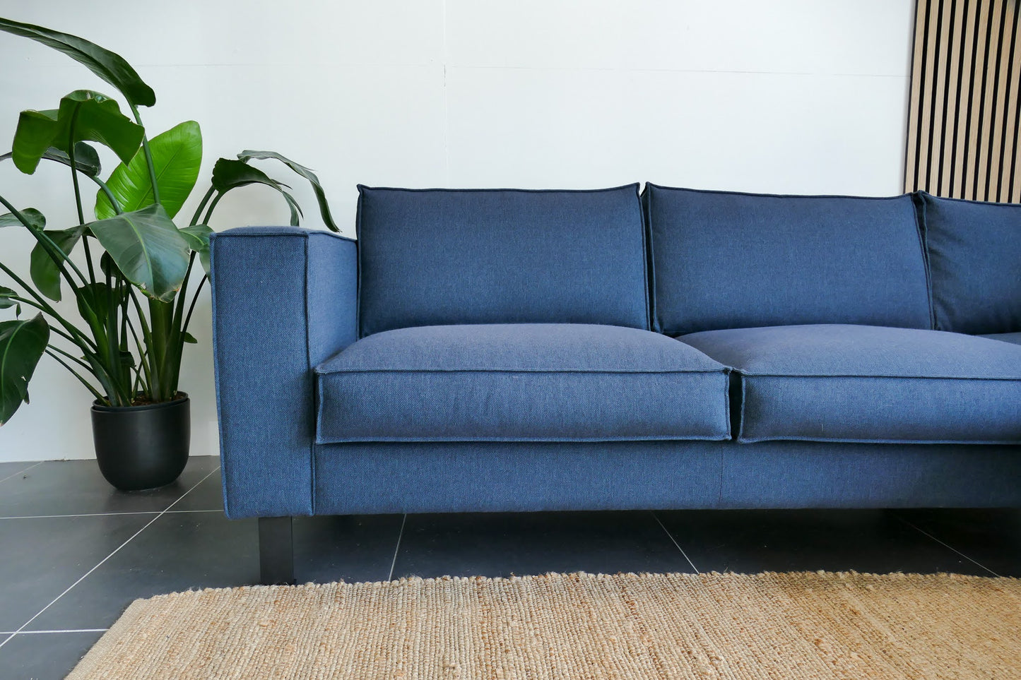 Refurbished Hoekbank Blauw Pronto