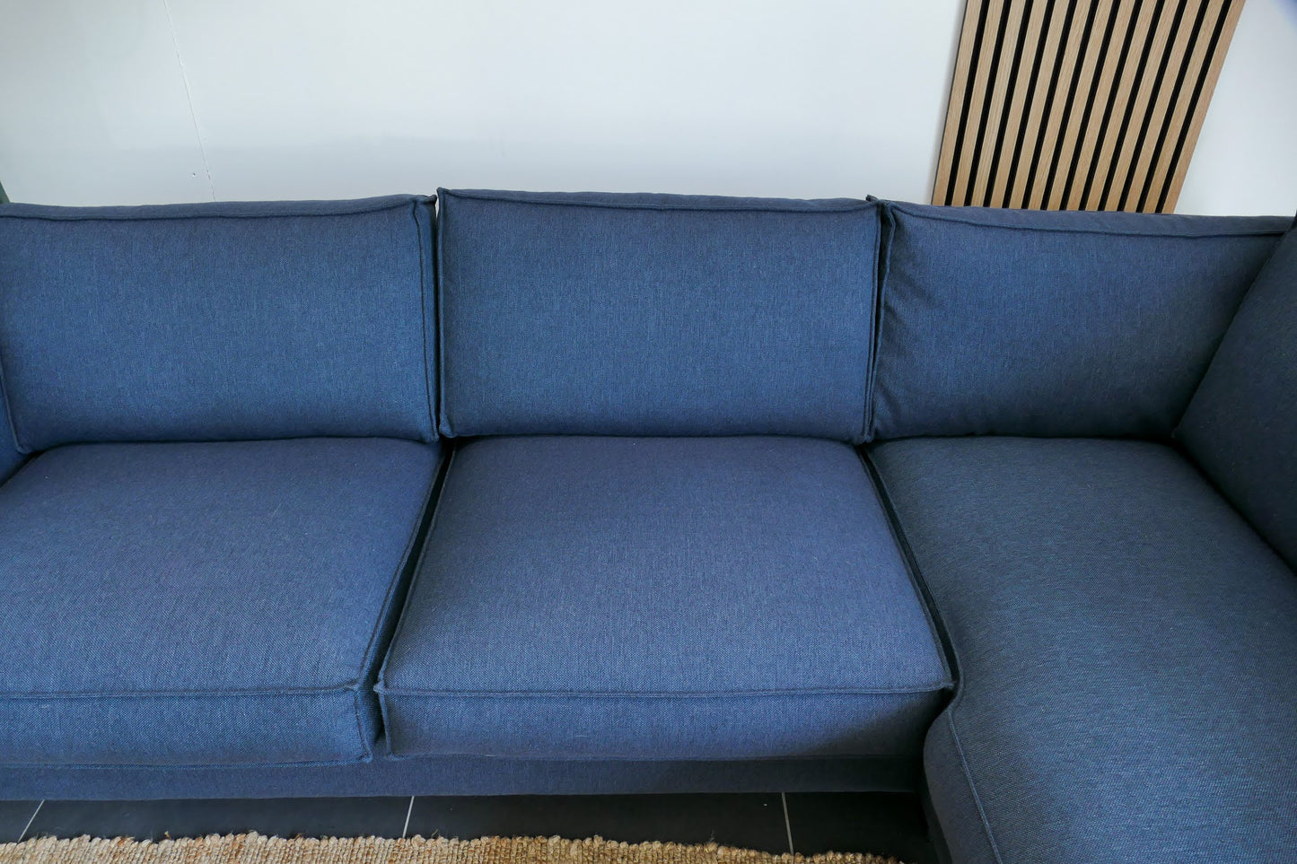 Refurbished Hoekbank Blauw Pronto