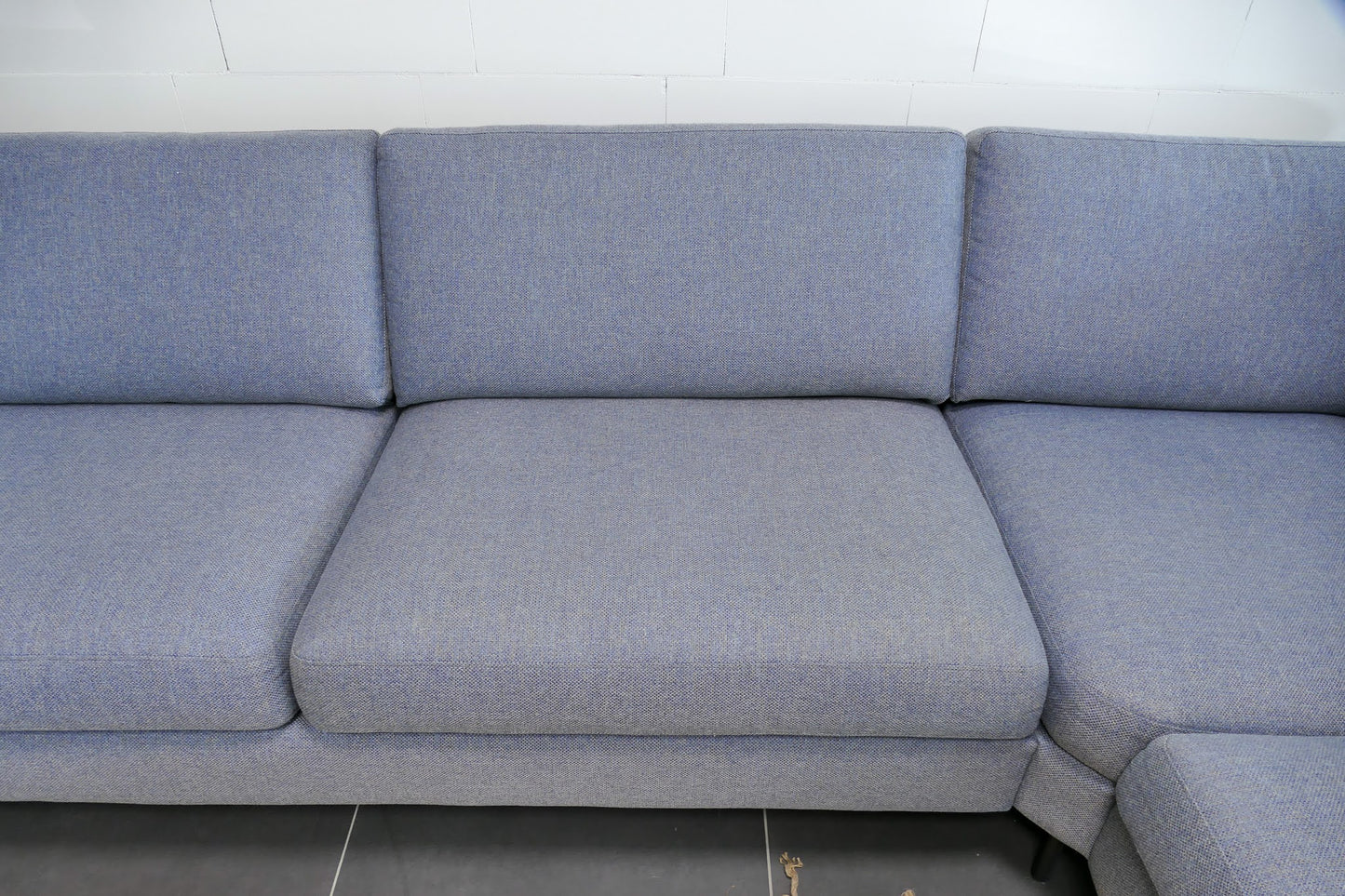 Refurbished Moderne Hoekbank Lichtblauw