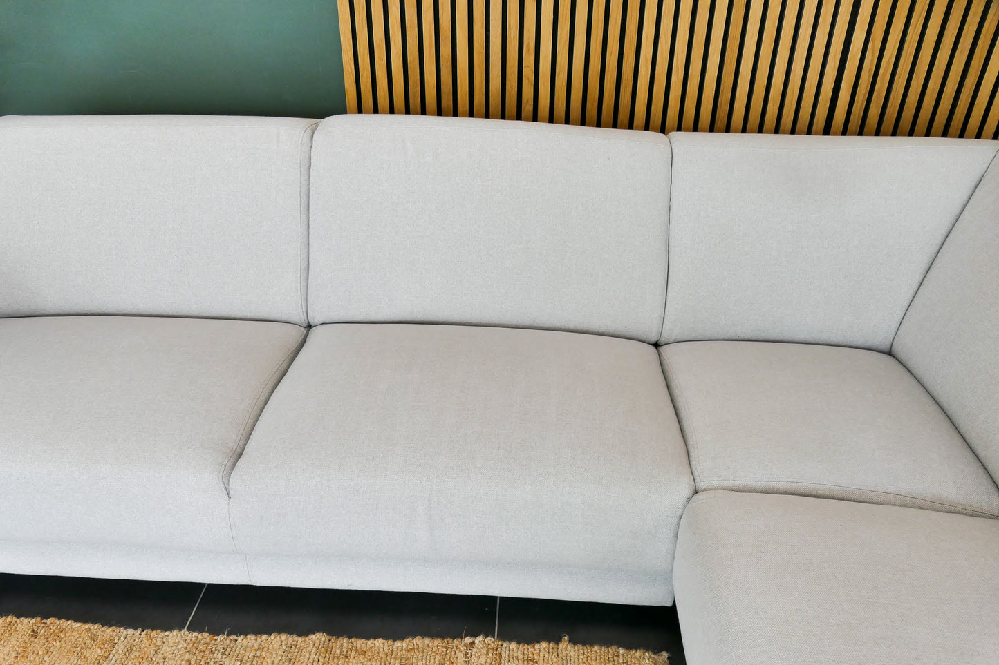 Refurbished Moderne Hoekbank Beige