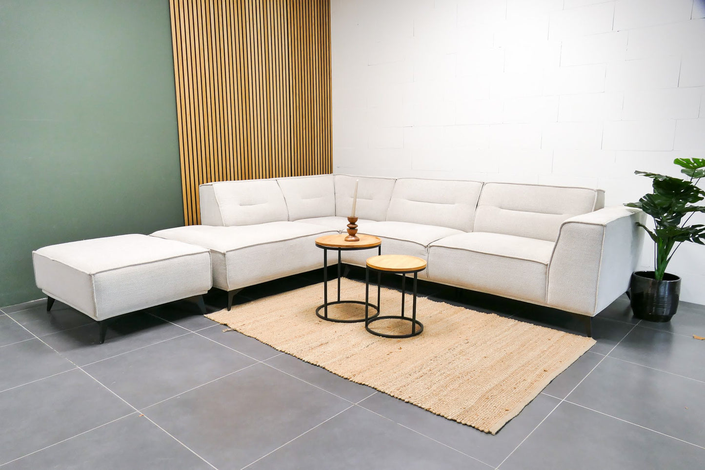 Refurbished De Bommel Hoekbank Beige
