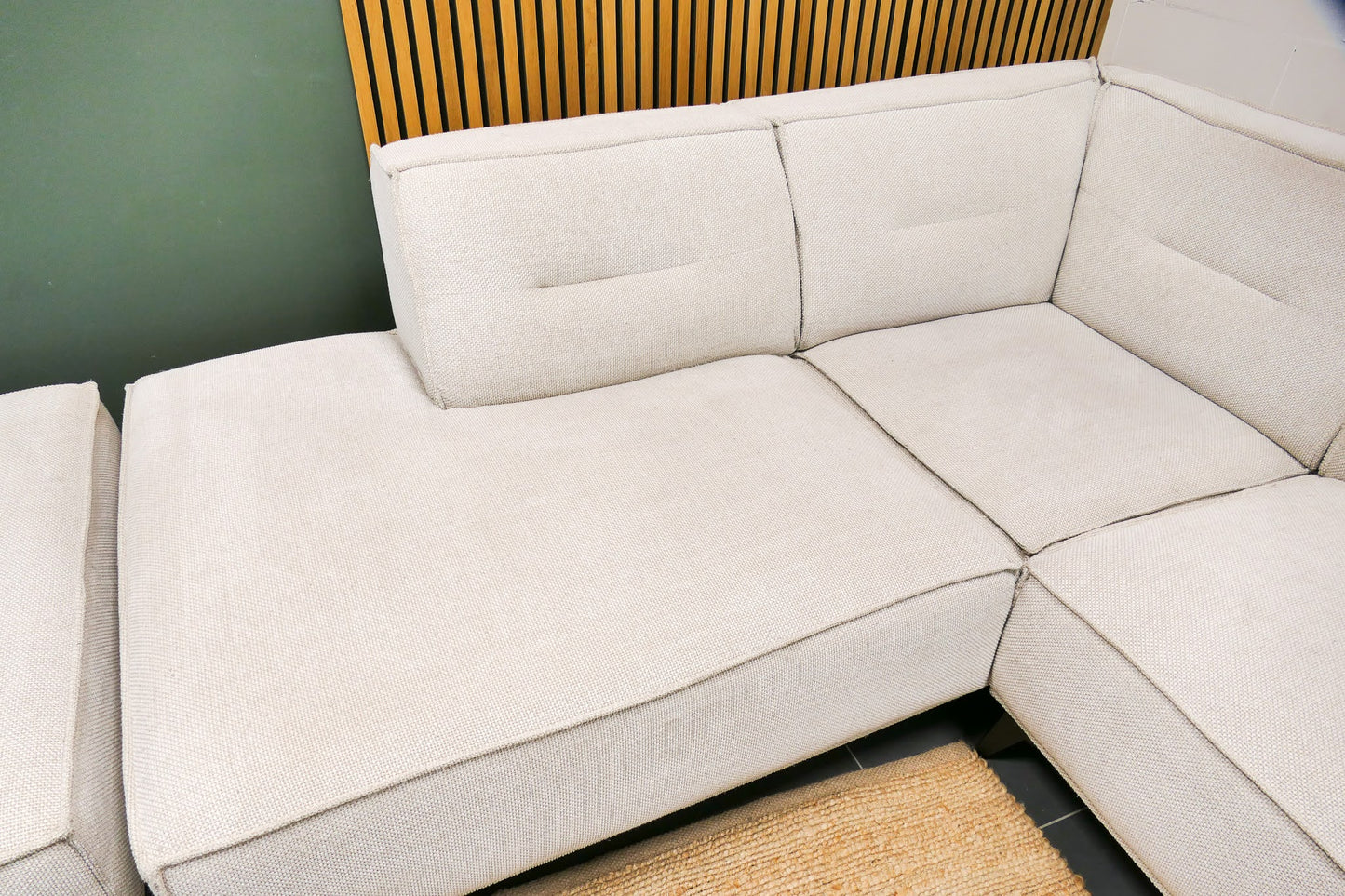 Refurbished De Bommel Hoekbank Beige