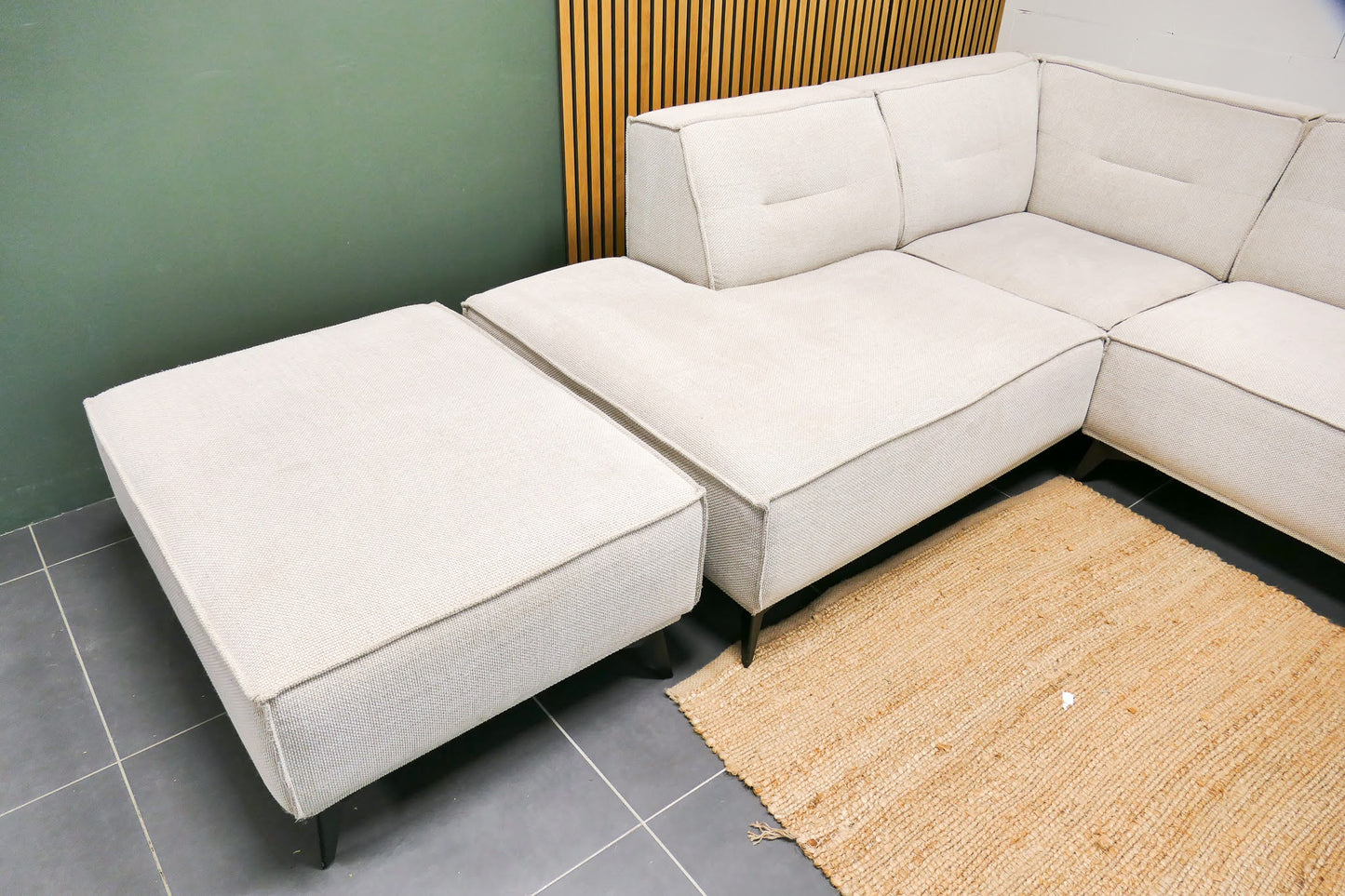 Refurbished De Bommel Hoekbank Beige
