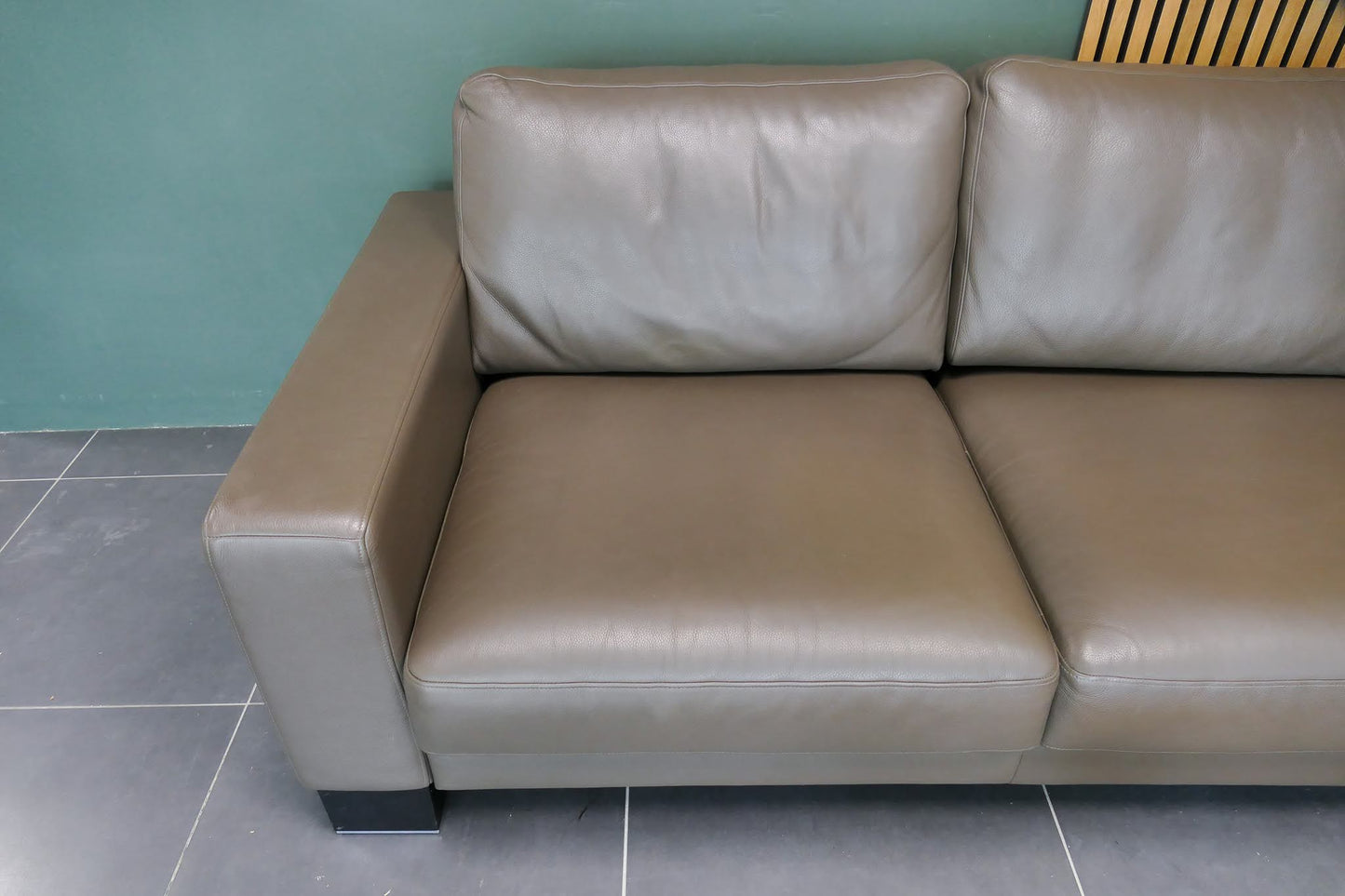 Refurbished Rolf Benz 3 zits EGO Bruin leer