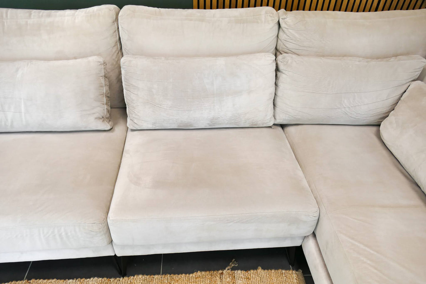 Refurbished Hoekbank Roberto Beige