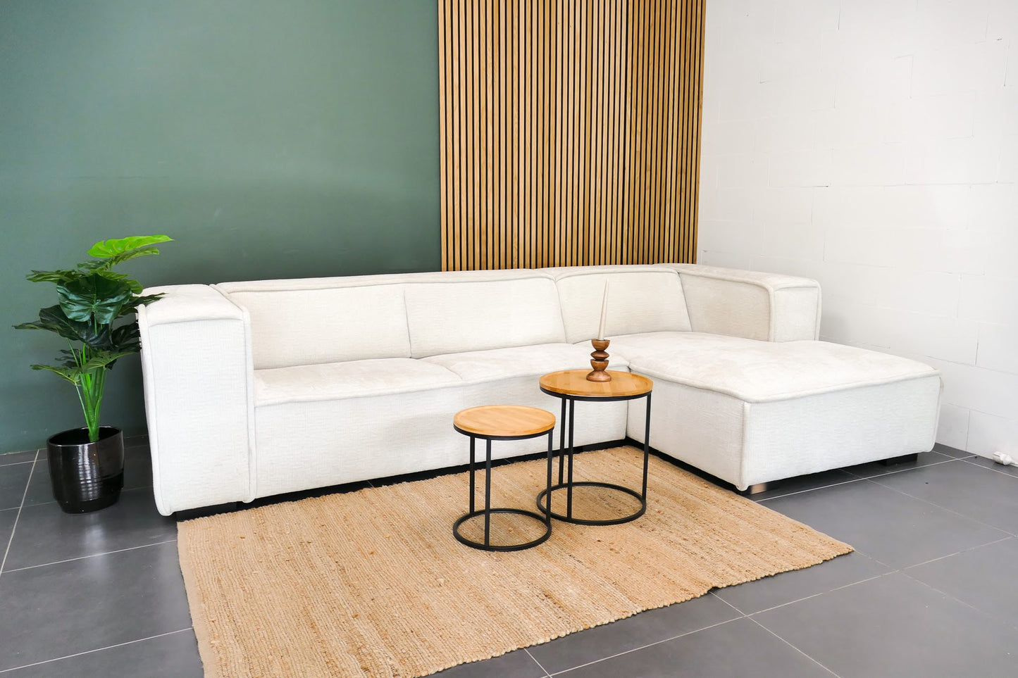 Refurbished De Bommel Lounge bank Beige / creme