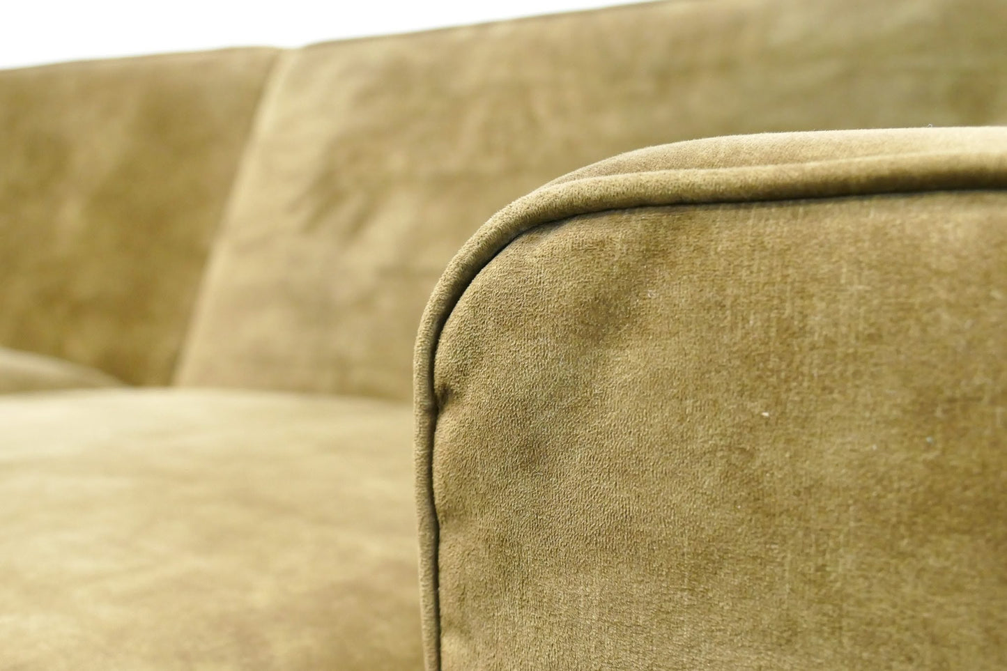 Refurbished Moderne Chaise Longue olijfgroen