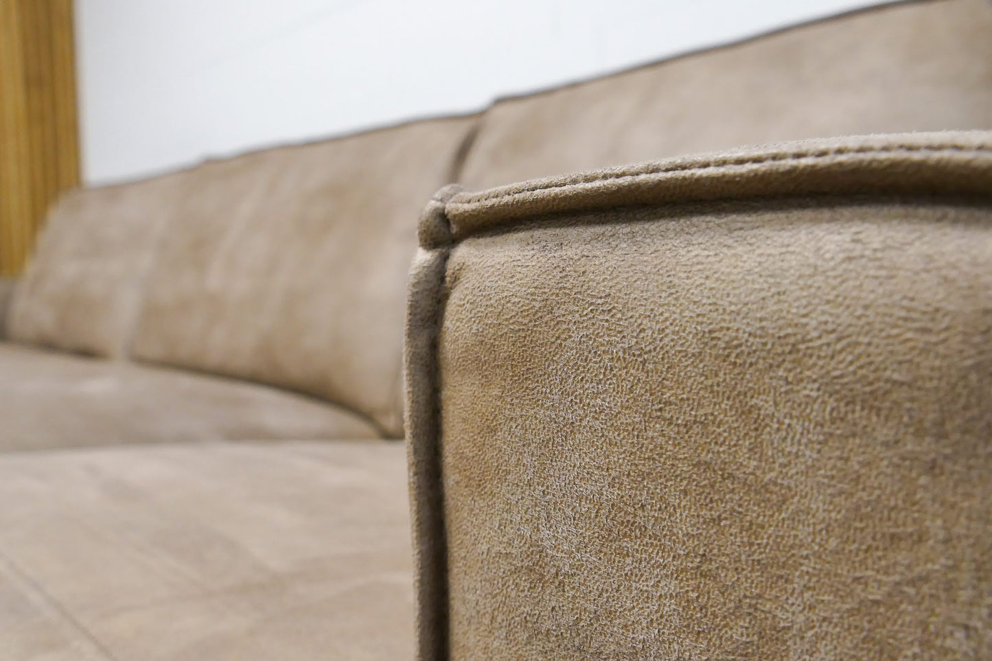 Refurbished Chaise Longue Bruin microvezel