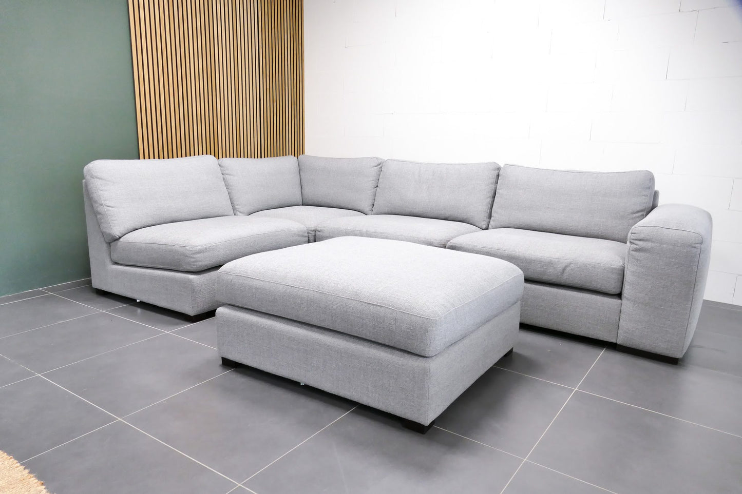 Refurbished Montel Hoekbank Infinity Square grijs