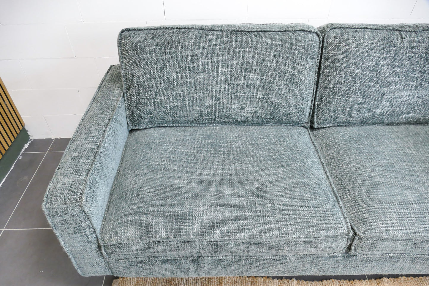 Refurbished 2,5 zits bank Turquoise groen