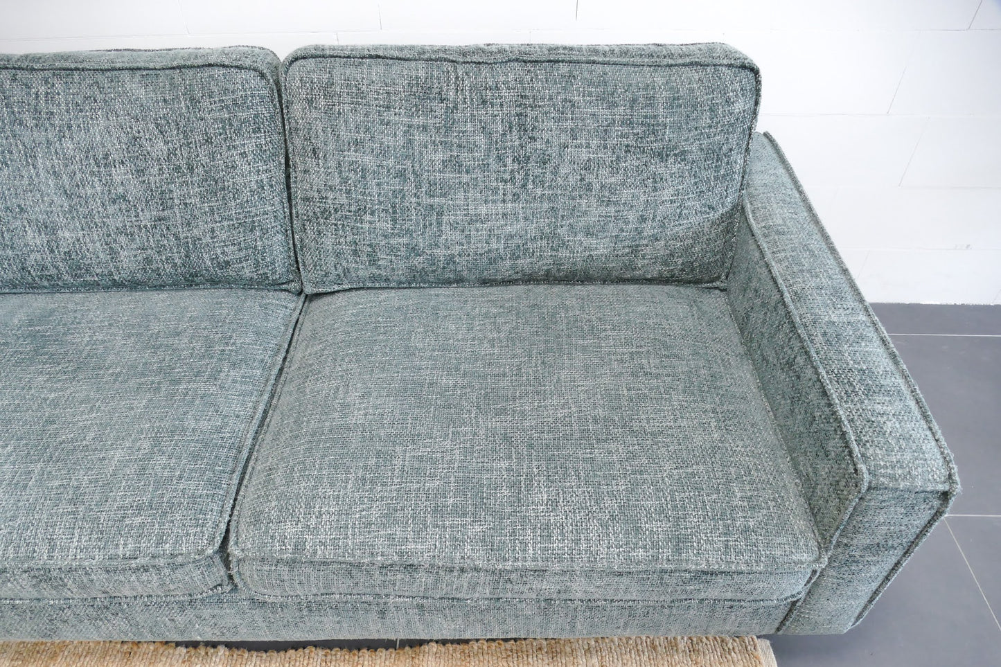 Refurbished 2,5 zits bank Turquoise groen
