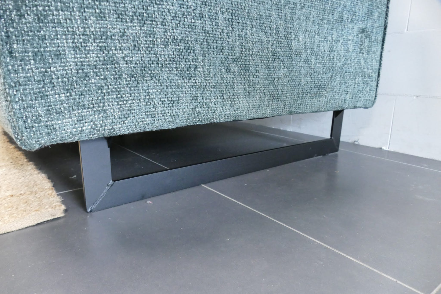 Refurbished 2,5 zits bank Turquoise groen