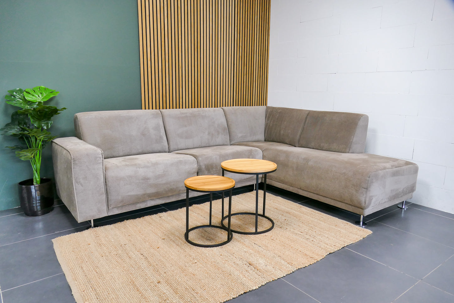 Refurbished Hoekbank Taupe Sanders Wonen