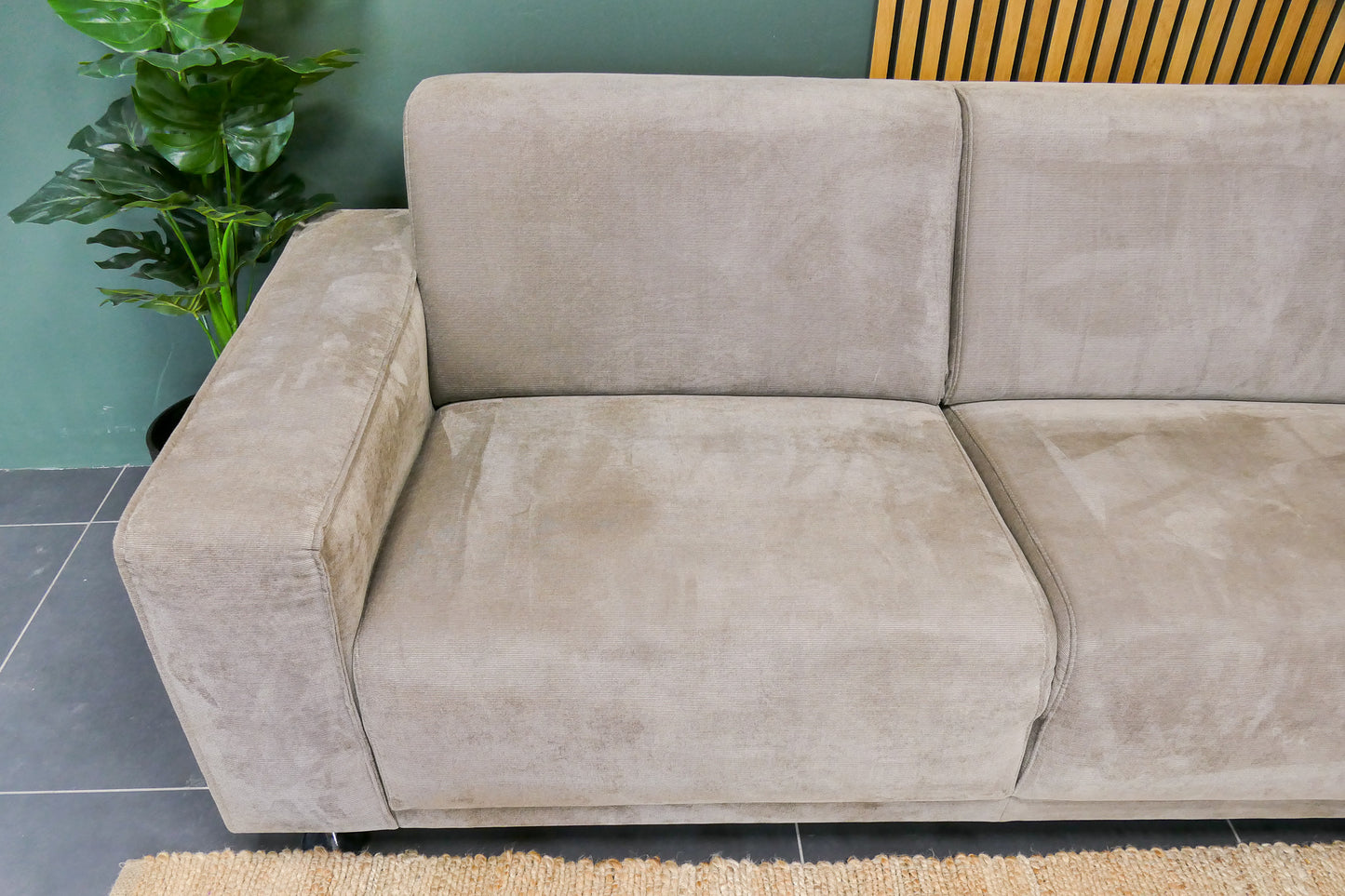 Refurbished Hoekbank Taupe Sanders Wonen
