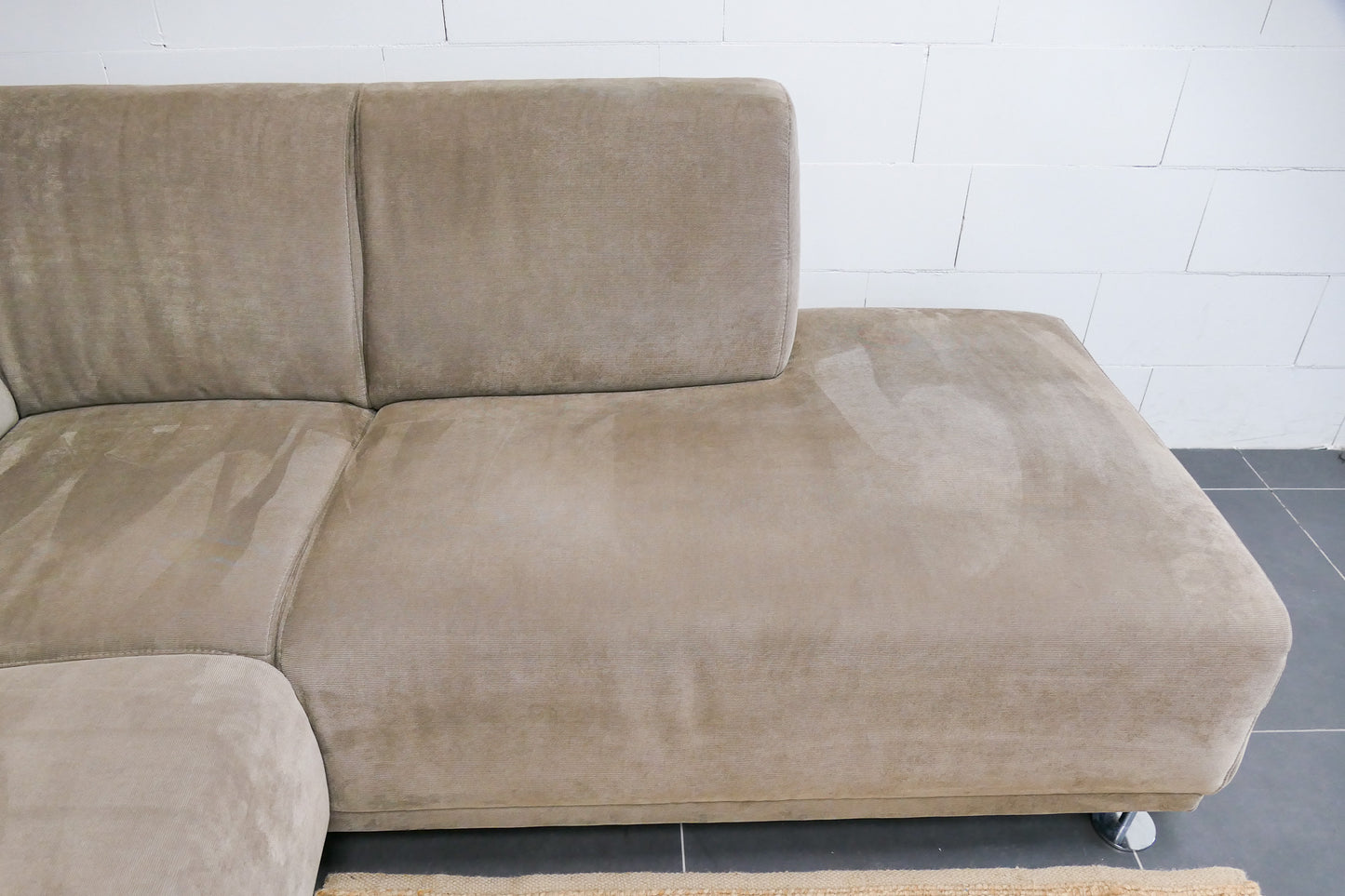 Refurbished Hoekbank Taupe Sanders Wonen