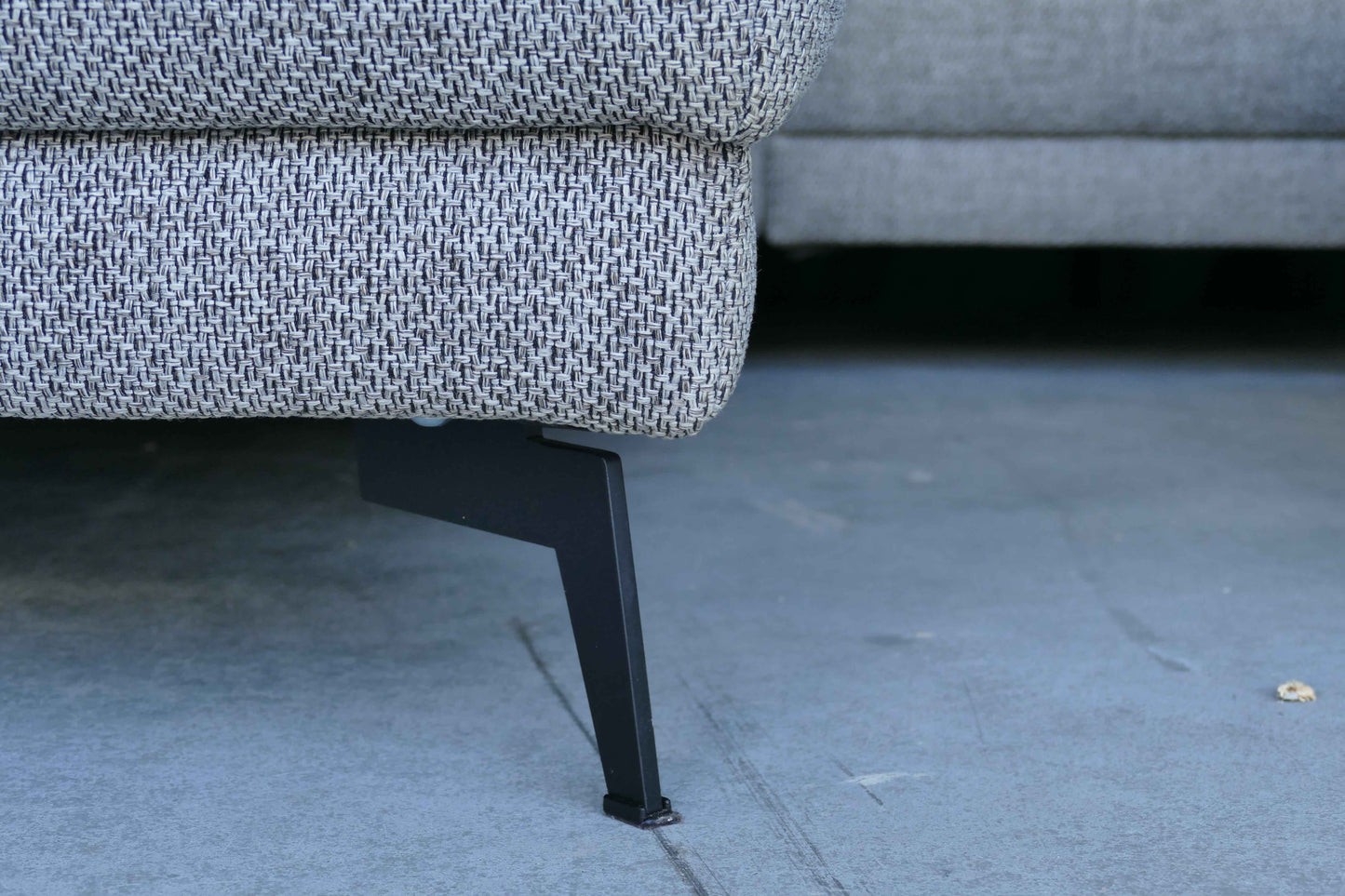 De Bommel Hoekbank Lichtgrijs + Hocker