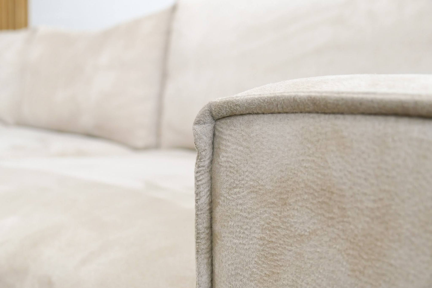 Refurbished Goossens Hoekbank Beige Jonas