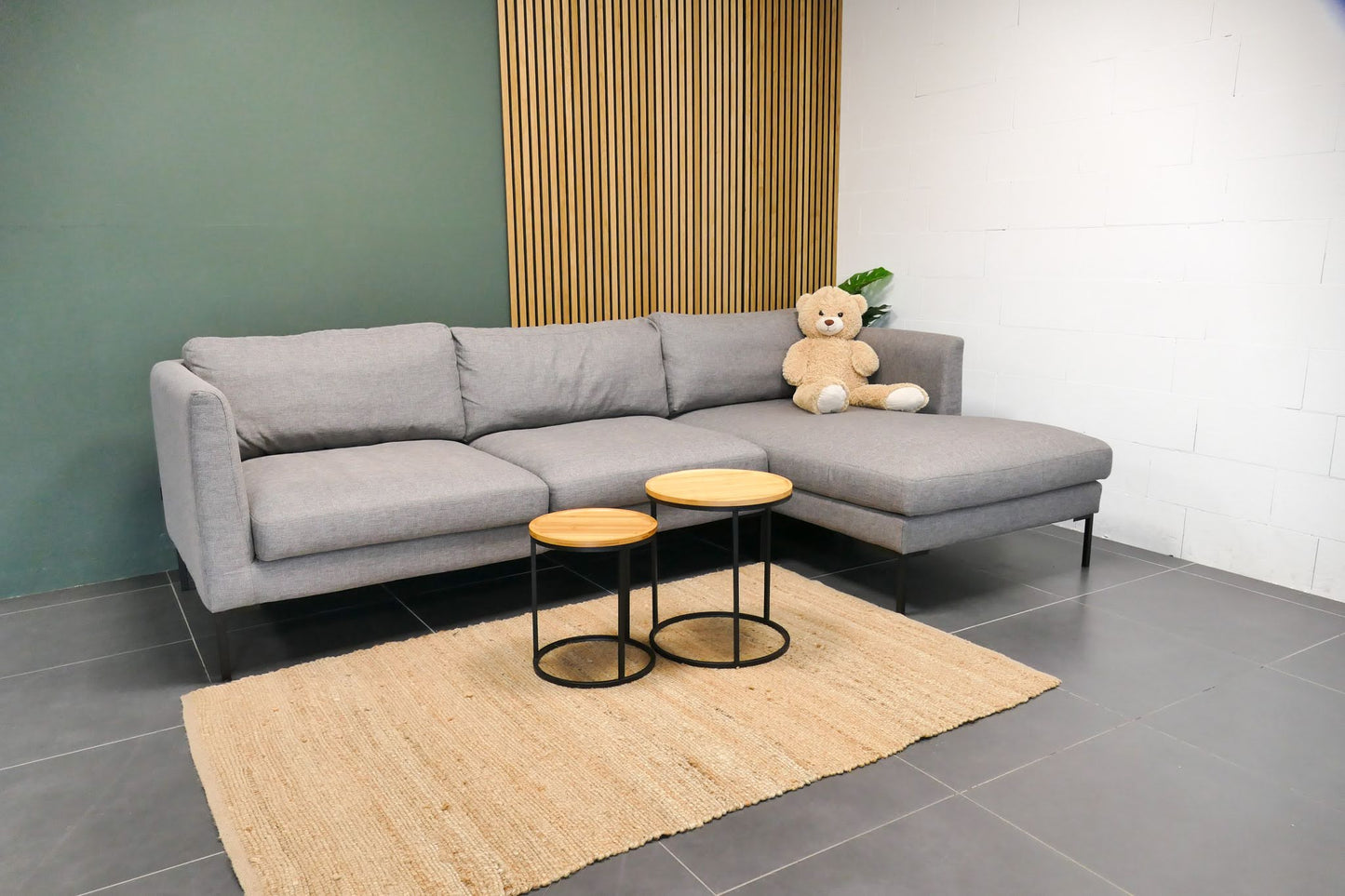 Refurbished Goossens Chaise Longue grijs