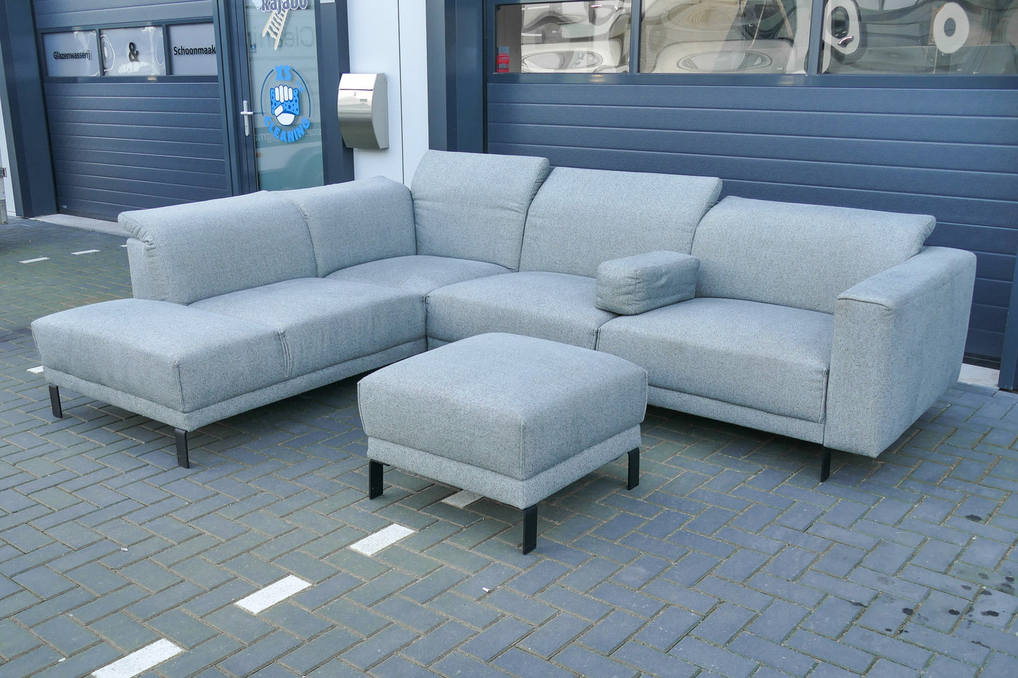 Tweedehands Hoekbank Montèl grijs