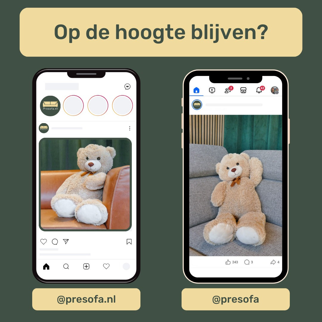 Grote Hoekbank Beige Soof's