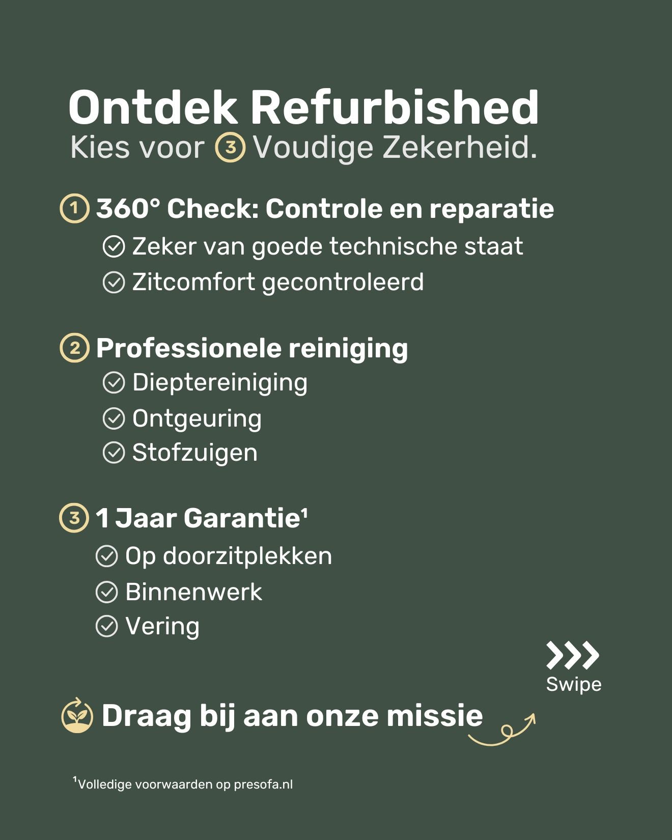 Refurbished U-bank Taupe Ribstof