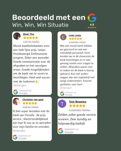 Refurbished U-bank Taupe Ribstof