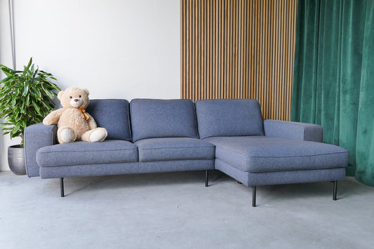 Refurbished Montèl Hoekbank Brooke Blauw
