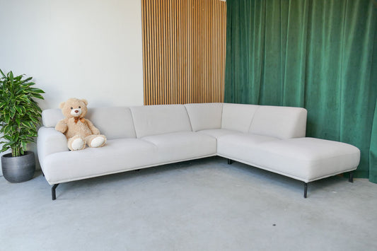 Refurbished Hoekbank Beige Modern