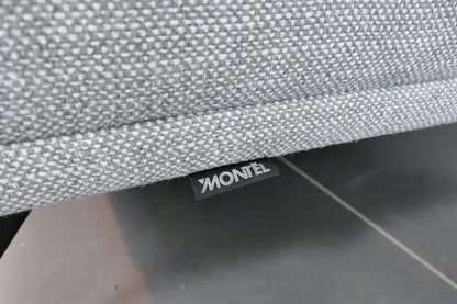 Refurbished Montèl Hoekbank Viano lichtgrijs